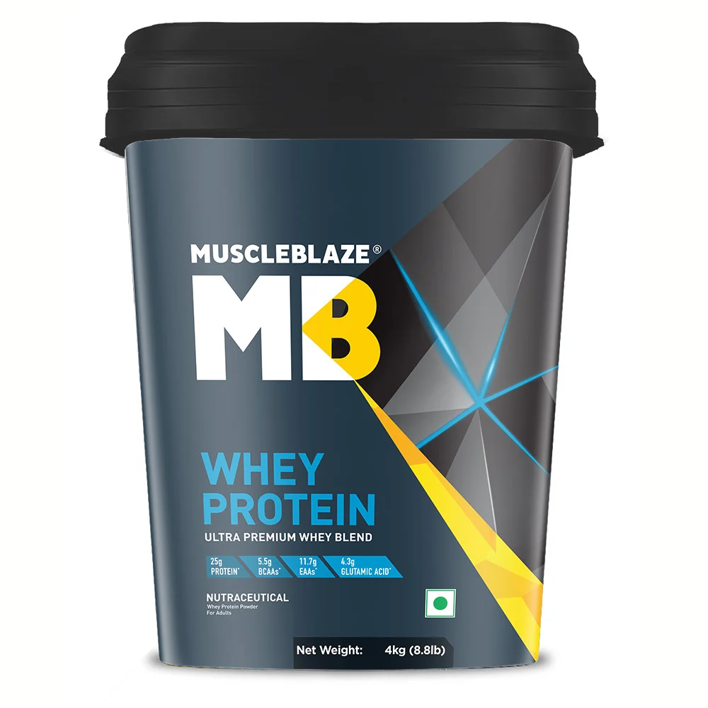 MuscleBlaze Whey Protein 4kg 